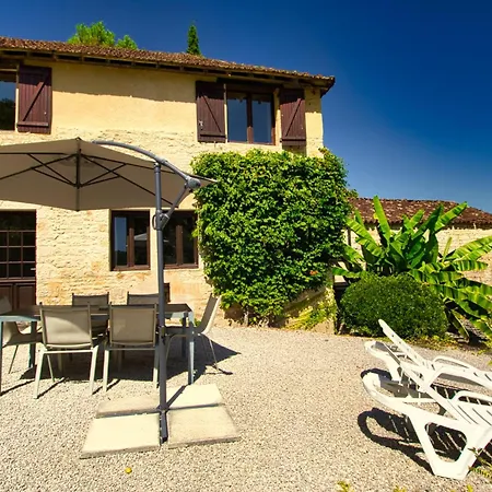 Les Terrasses-Gite Authentique Avec Vue, Piscine Chauffee Et Wifi- La Grange D'Heloise- * Daglan