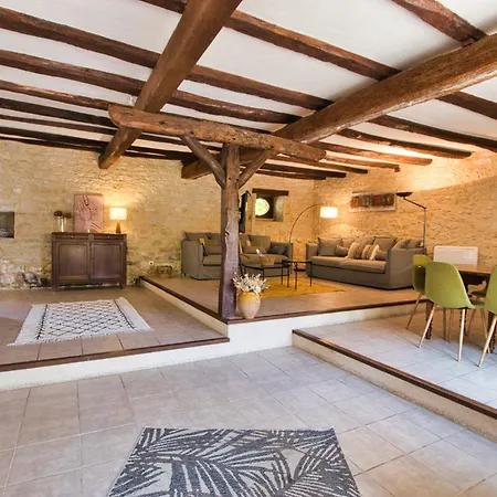 Grange Authentique Avec Vue, Piscine Chauffee Et Wifi * Daglan