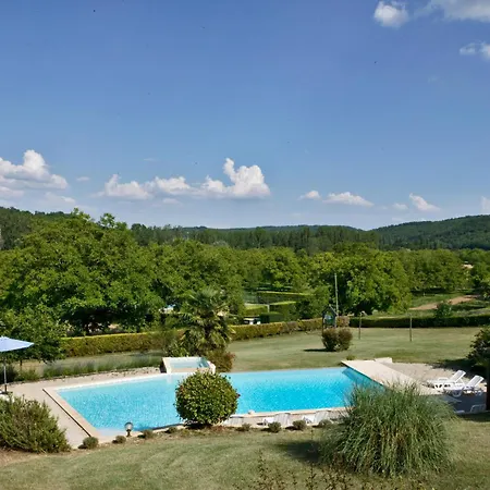 Les Terrasses-Gite Authentique Avec Vue, Piscine Chauffee Et Wifi- La Grange D'Heloise- Casa vacanze Daglan