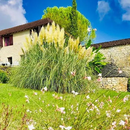 Les Terrasses-Gite Authentique Avec Vue, Piscine Chauffee Et Wifi- La Grange D'Heloise- * Daglan